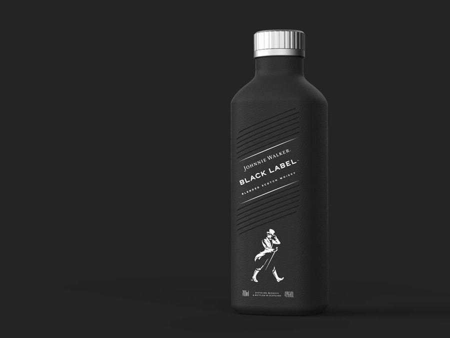 Chai giấy Johnnie Walker